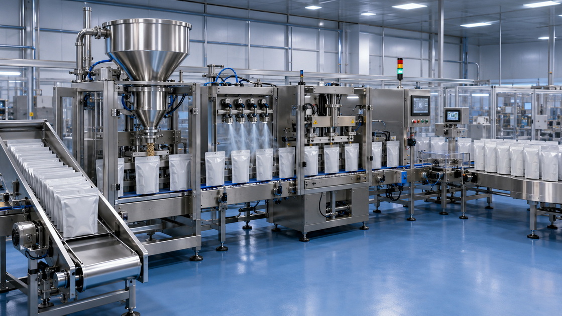 Flexible Pouch Packaging Line Solution Flexible Pouch Packaging Line Solution