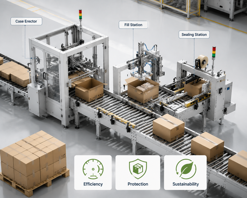 Automated Kraft Packaging Line Automated Kraft Packaging Line