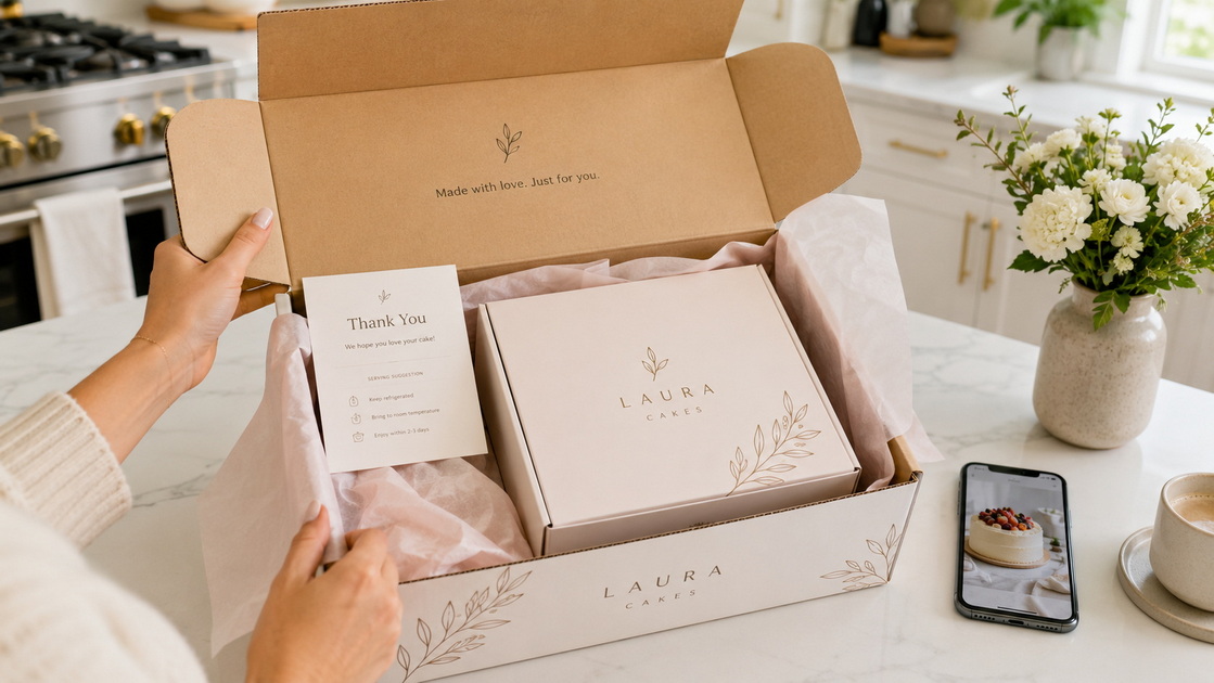 Branded Cake Unboxing Experience Branded Cake Unboxing Experience
