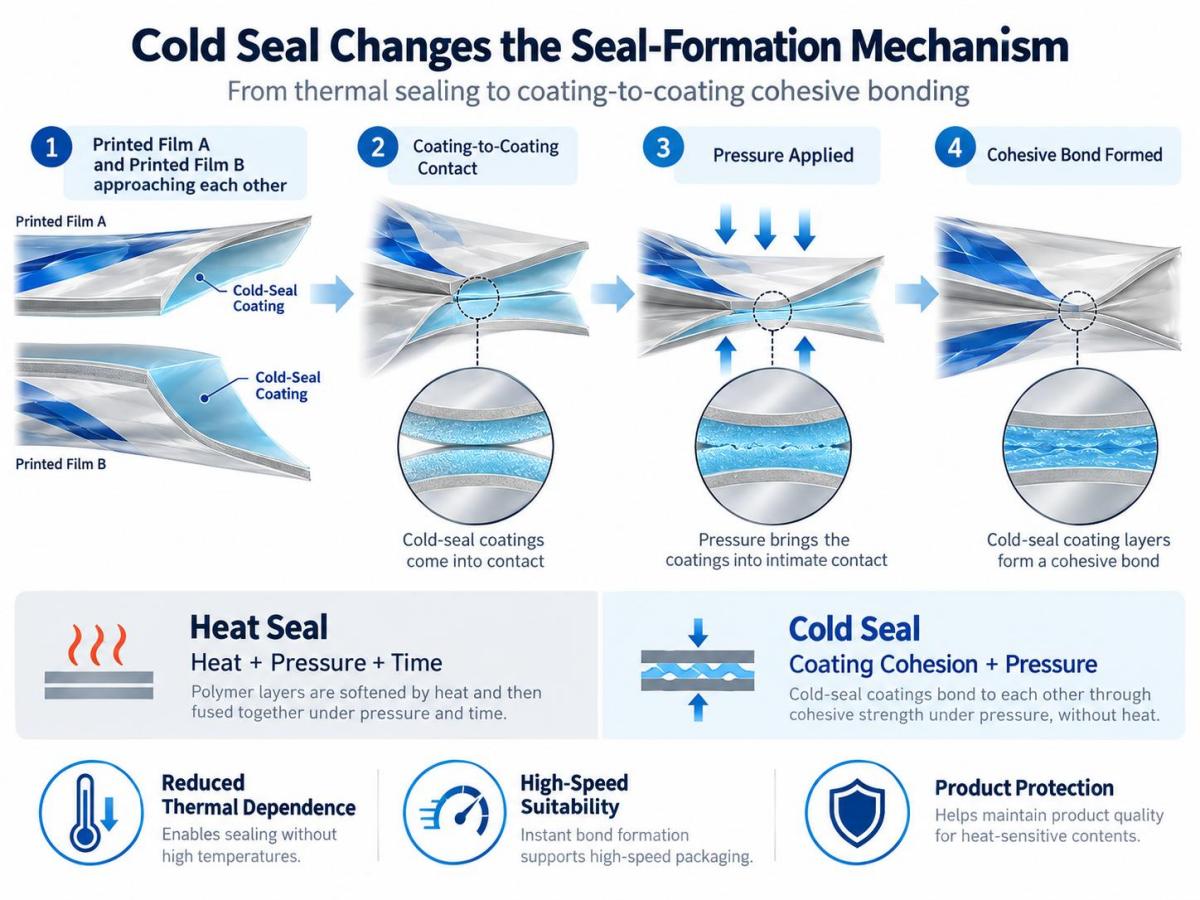 cold seal coating cohesive bonding mechanism cold seal coating cohesive bonding mechanism