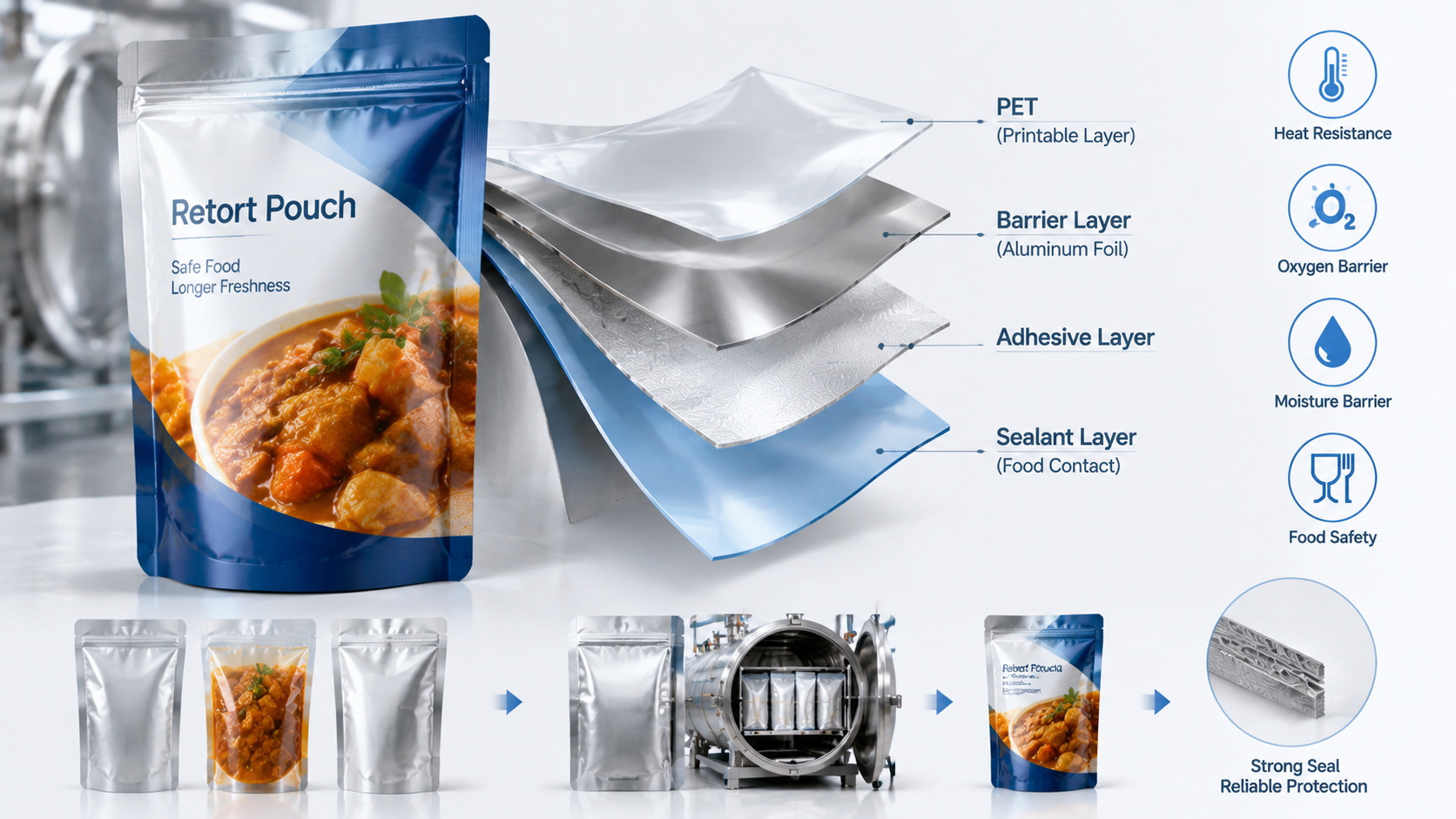 Retort Pouch Material Structure Retort Pouch Material Structure