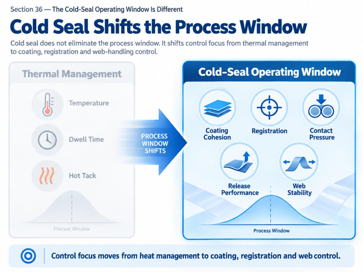 cold seal operating window process control cold seal operating window process control