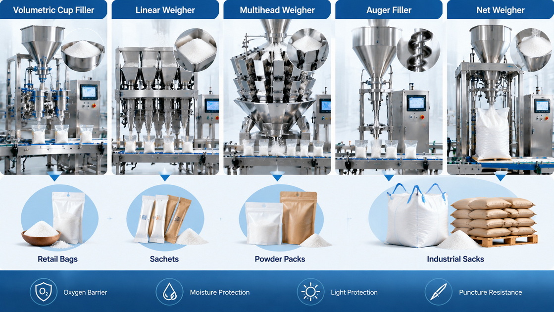 Sugar Filling System Comparison Sugar Filling System Comparison