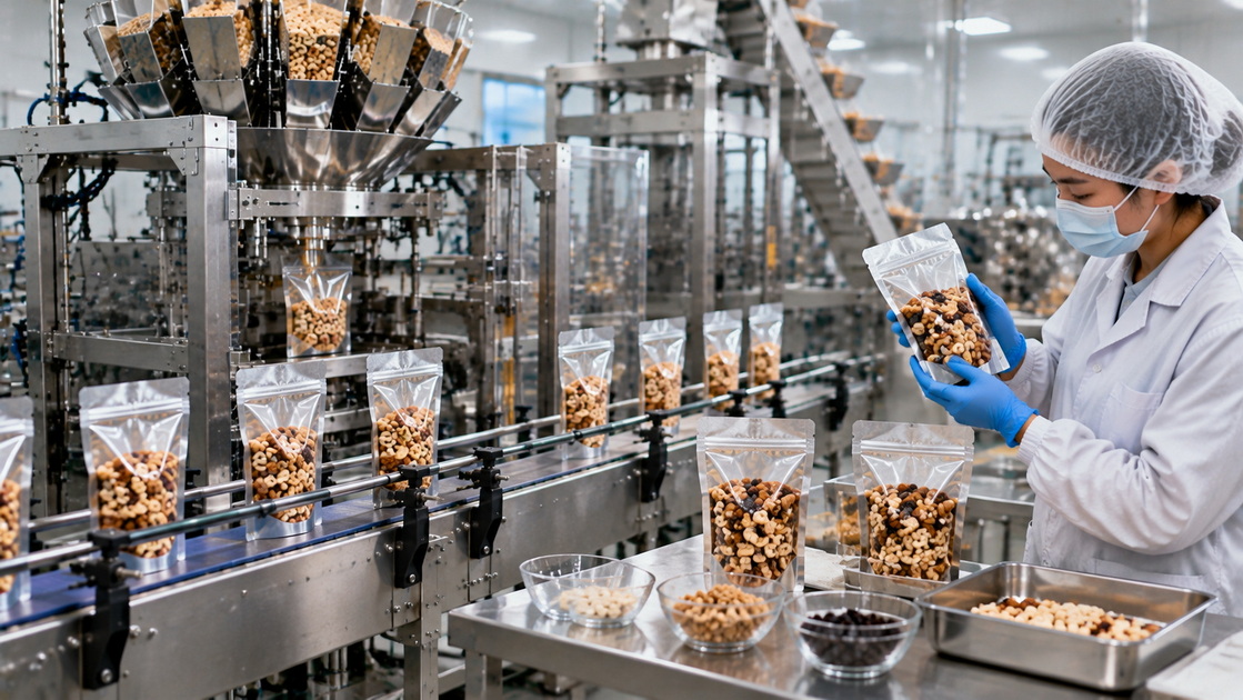 Snack Pouch Production Line Trial Snack Pouch Production Line Trial