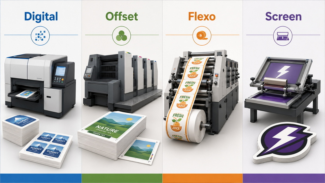 Label Printing Methods Comparison Label Printing Methods Comparison