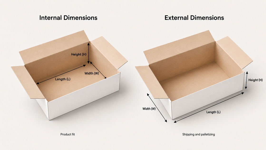 Internal And External Dimensions Comparison Internal And External Dimensions Comparison