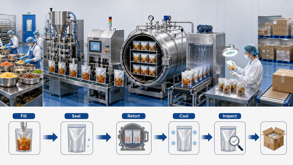 Retort Packaging Process Flow Retort Packaging Process Flow