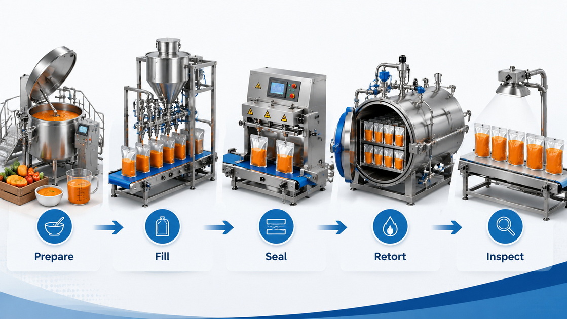 Retort Pouch Sterilization Process Retort Pouch Sterilization Process