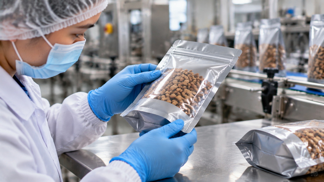 Pet Food Pouch Seal Inspection Pet Food Pouch Seal Inspection