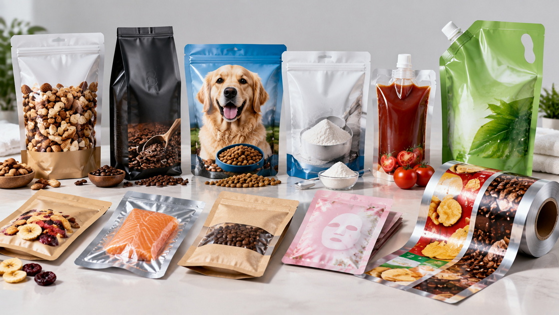 Custom Flexible Packaging Bag Showcase Custom Flexible Packaging Bag Showcase