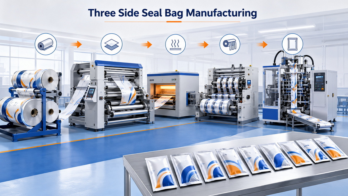 Three Side Seal Bag Manufacturing Process Three Side Seal Bag Manufacturing Process