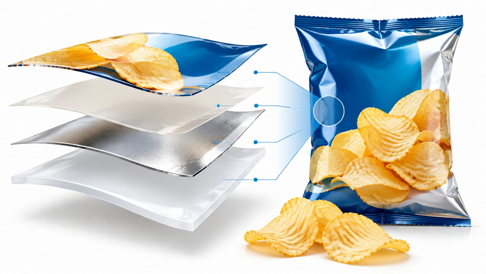 Chips Packaging Film Layers Chips Packaging Film Layers
