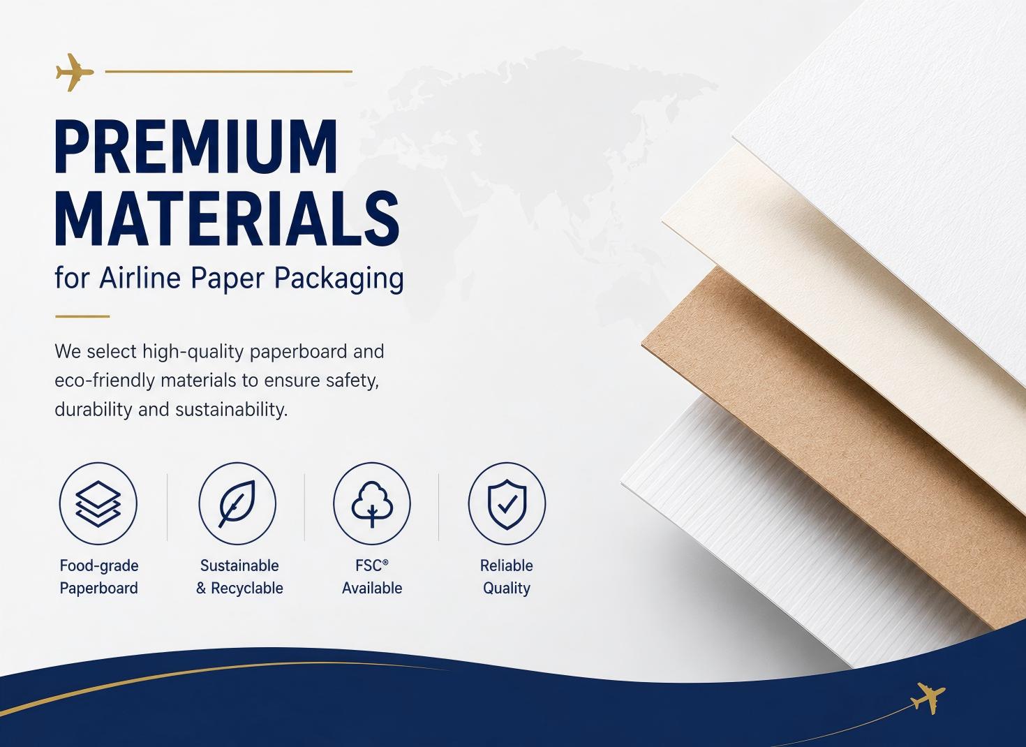 Airline Paper Packaging Materials Airline Paper Packaging Materials
