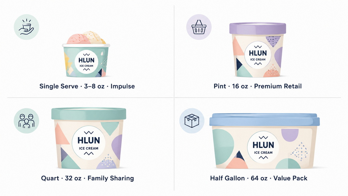 Ice Cream Container Sizes And Use Cases Ice Cream Container Sizes And Use Cases