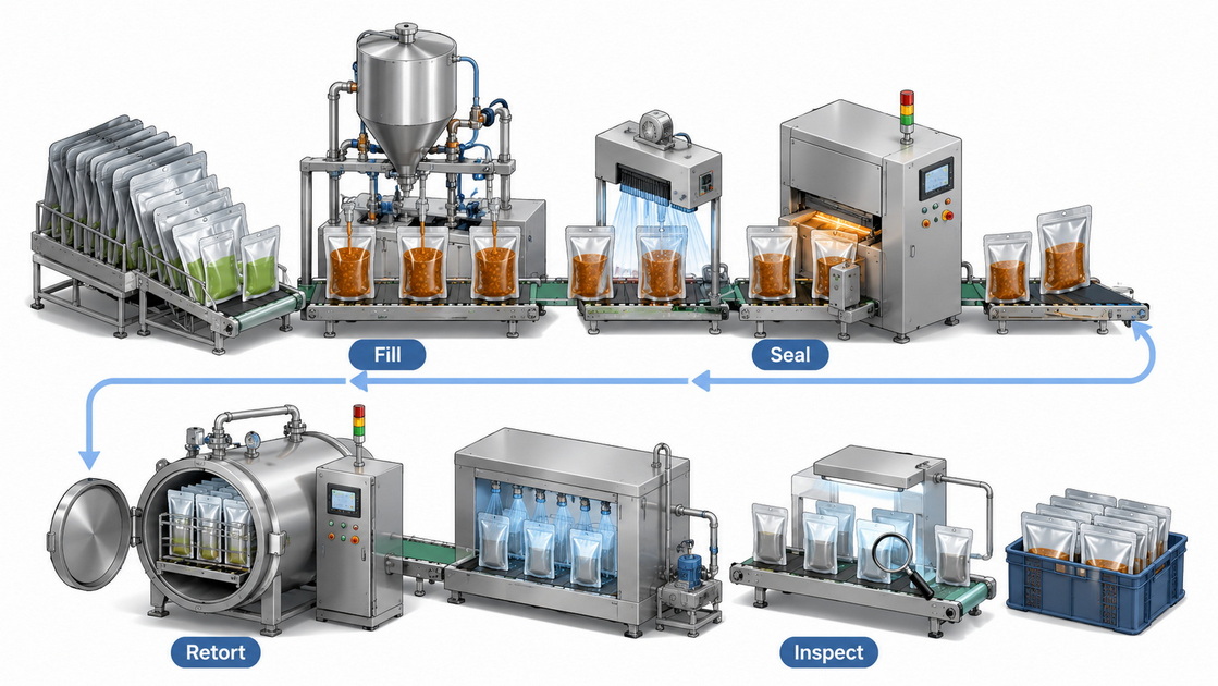 Retort Pouch Production Process Retort Pouch Production Process