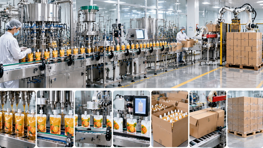 Integrated Packaging Line Workflow Integrated Packaging Line Workflow