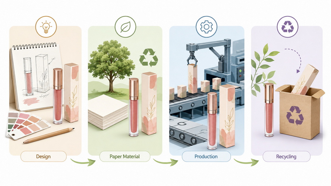 Sustainable Lip Gloss Packaging Journey Sustainable Lip Gloss Packaging Journey