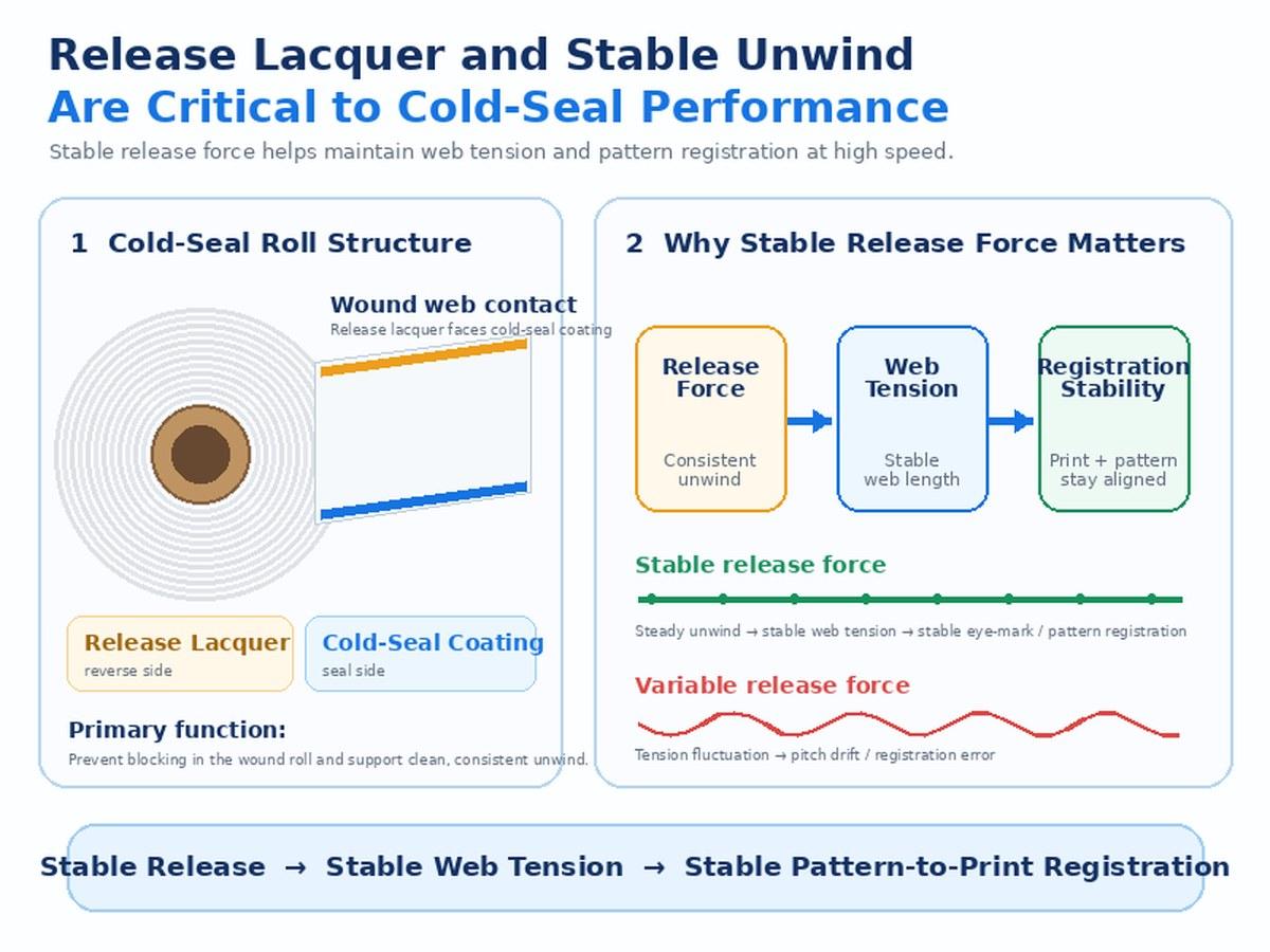cold seal release lacquer stable unwind cold seal release lacquer stable unwind