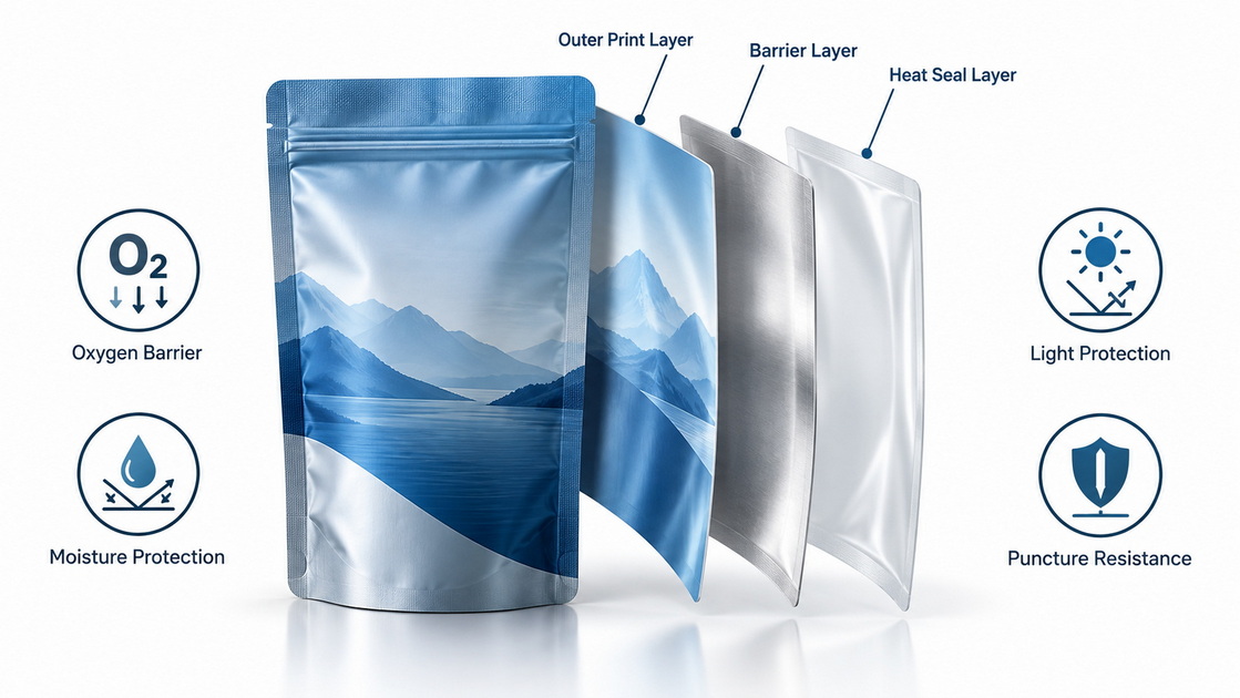 Flexible Packaging Material Layers Flexible Packaging Material Layers