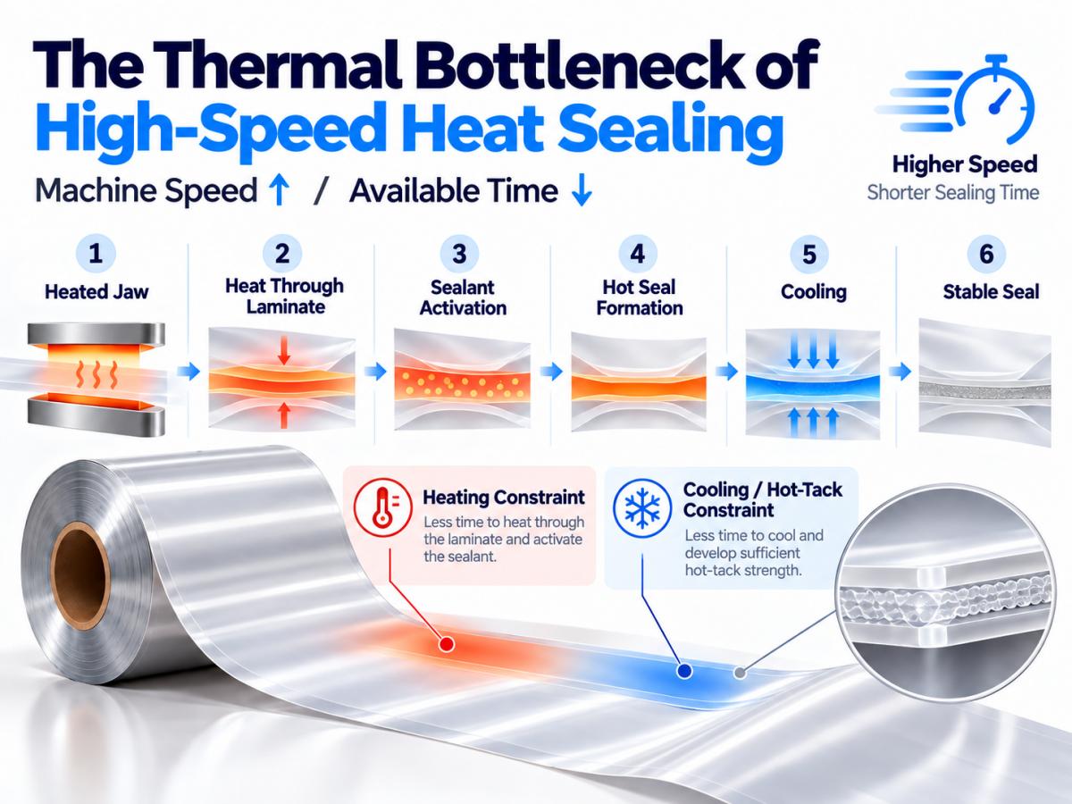 high speed heat sealing thermal bottleneck high speed heat sealing thermal bottleneck