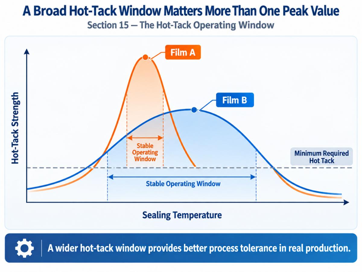 broad hot tack operating window broad hot tack operating window