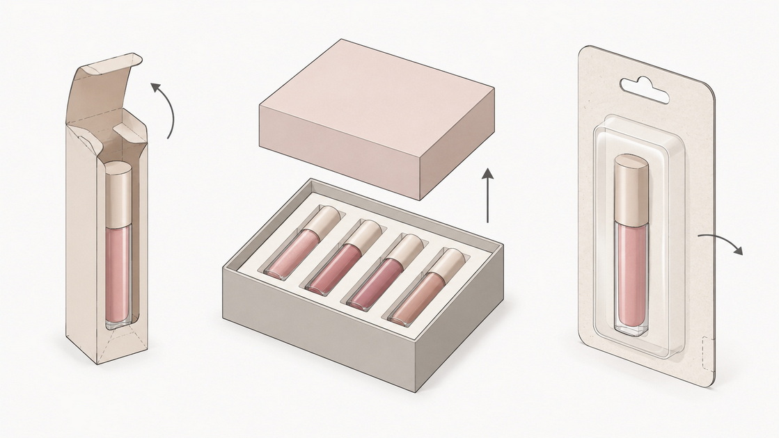Lip Gloss Paper Box Structures Lip Gloss Paper Box Structures