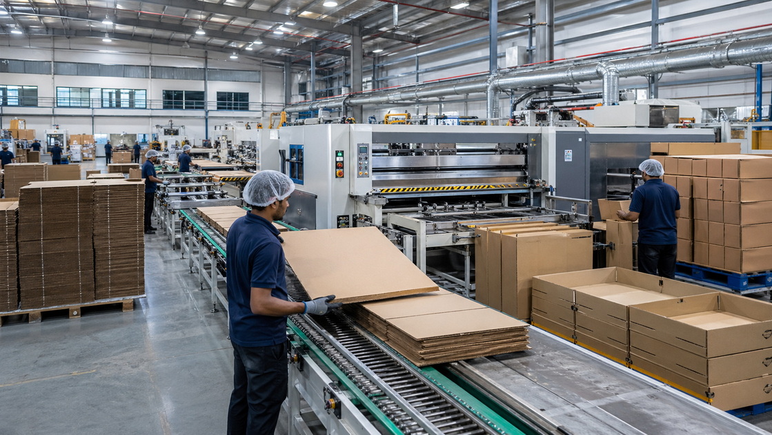 Corrugated Packaging Production Corrugated Packaging Production