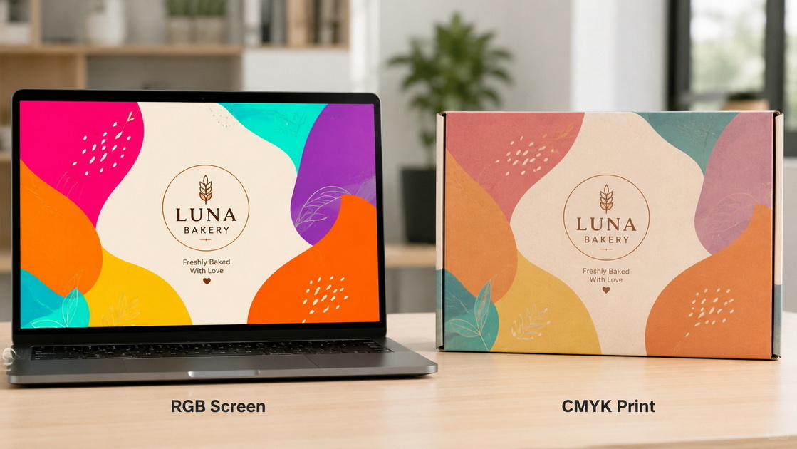 RGB Screen Vs CMYK Print RGB Screen Vs CMYK Print