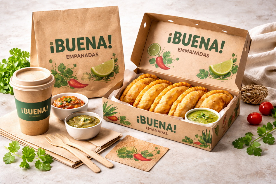 Sustainable Kraft Food Box