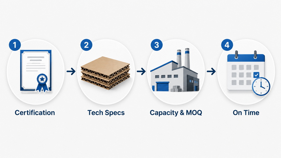 Corrugated Supplier Evaluation Flow