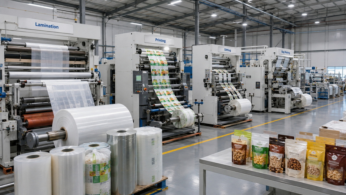 Flexible Packaging Production Scene