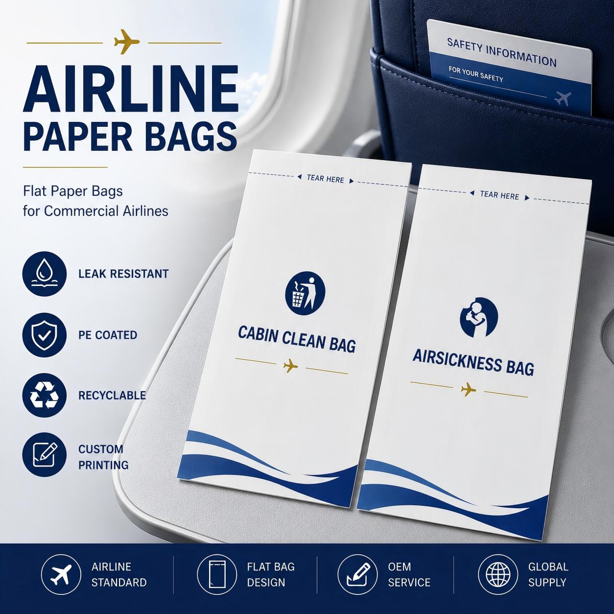 Aircraft Sickness Bag