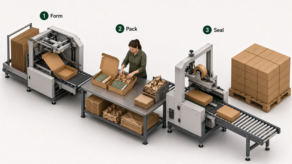 Subscription Box Packaging Line