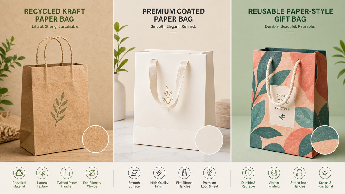 Eco Friendly Paper Bag Materials Comparison