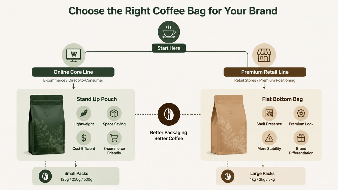 Coffee Brand Format Strategy Diagram