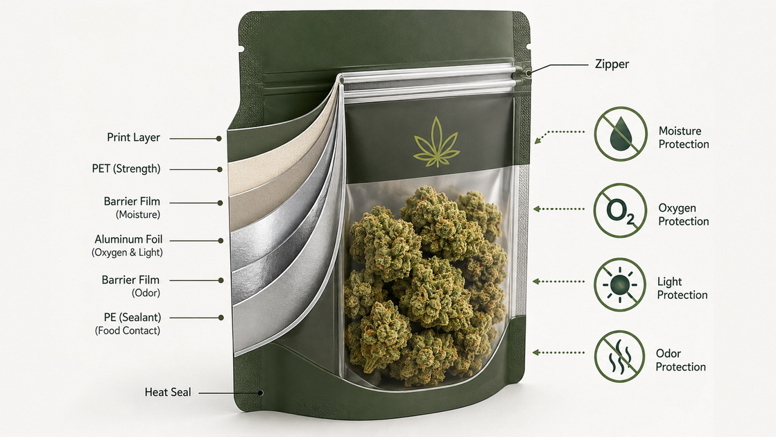 Cannabis Packaging Barrier Protection