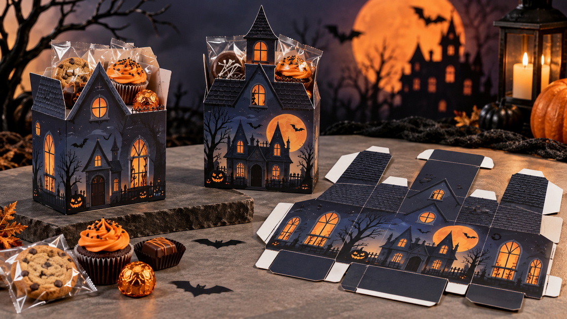 Haunted House Treat Box Design