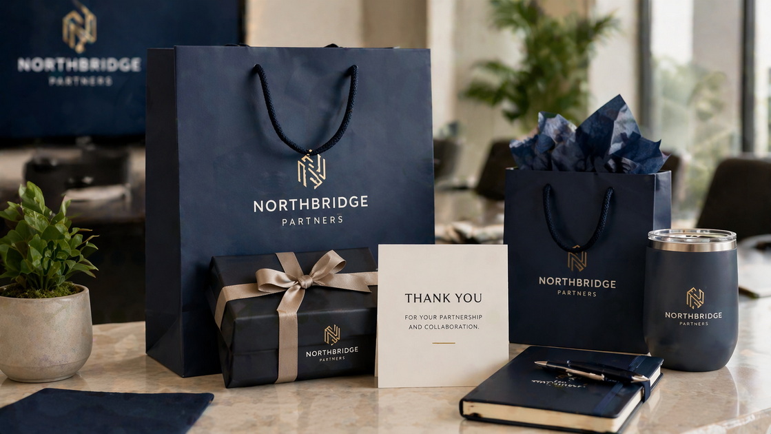 Corporate Gift Bag Scene