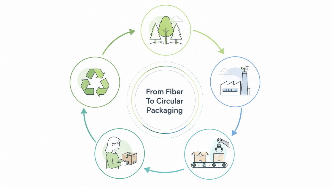 Paper Packaging Lifecycle Diagram