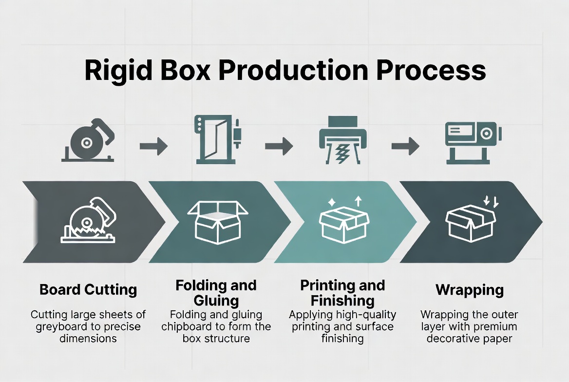 Rigid Box Production Workflow