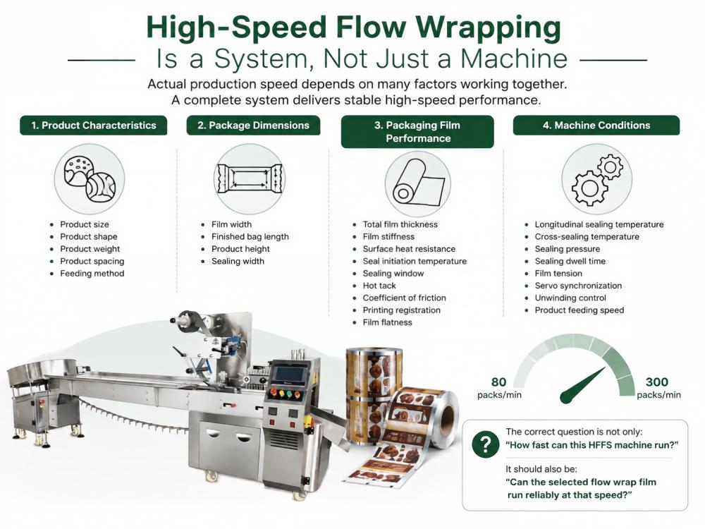 High-Speed Flow Wrapping