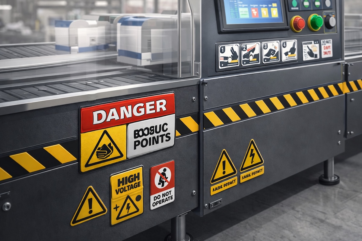 Industrial Equipment Safety Decals