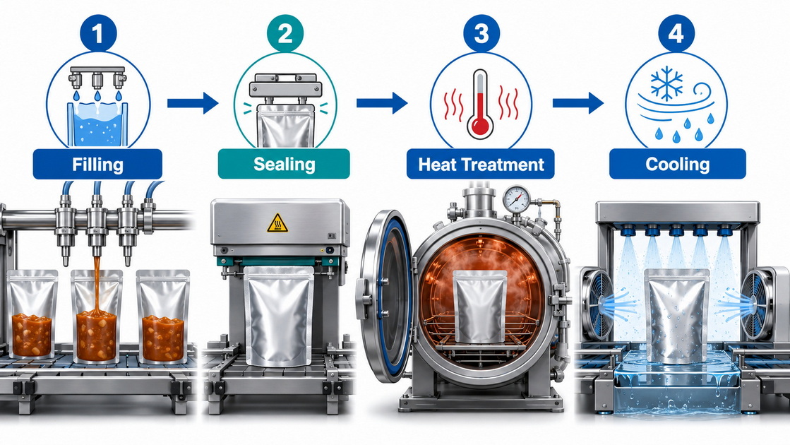 Retort Packaging Sterilization Process