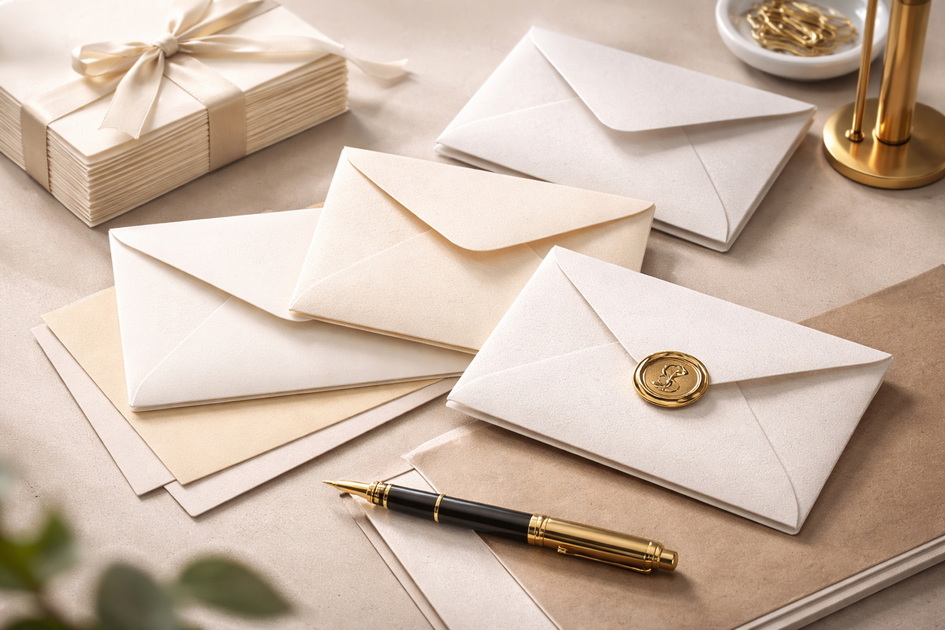 Premium Envelope Texture Close Up