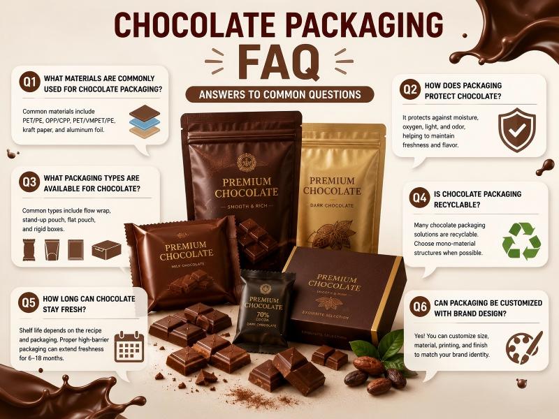 FAQ for chocolate packaging