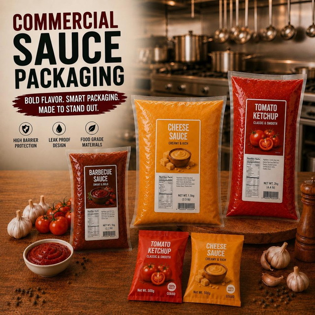 Sauce And Condiment Packaging
