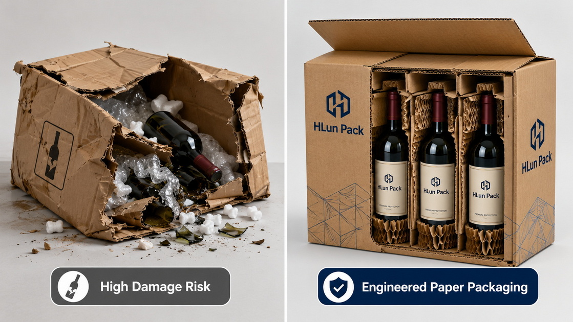 Before And After Alcohol Packaging