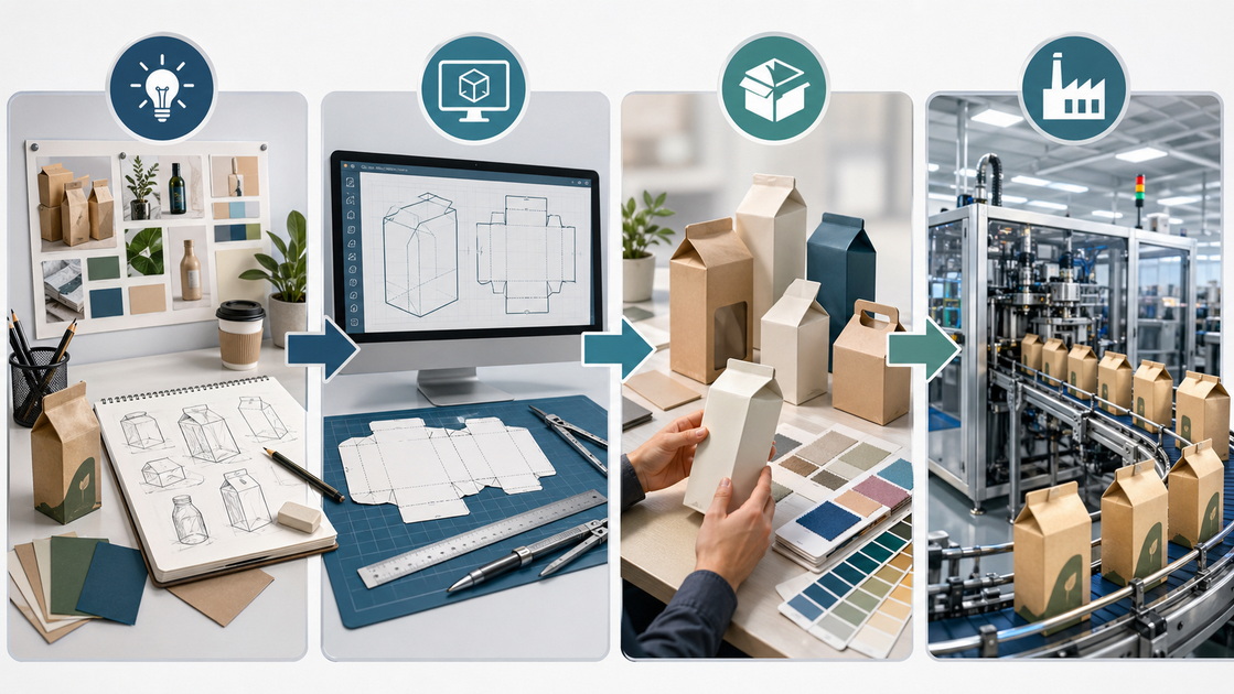 Packaging Workflow Infographic