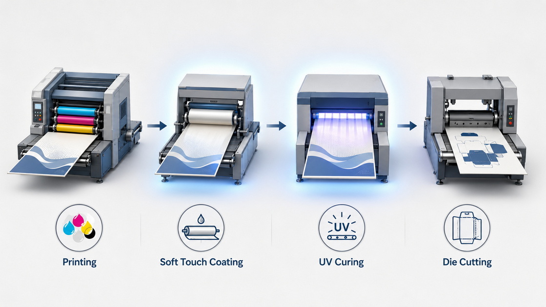 Soft Touch Coating Process Flow