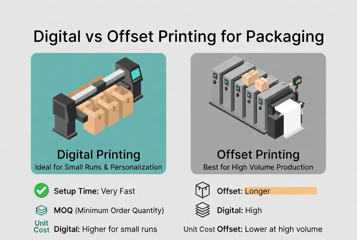 Digital Vs Offset Packaging Printing